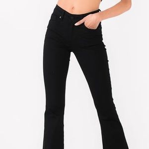 KanCan Black Flared Jeans NWOT